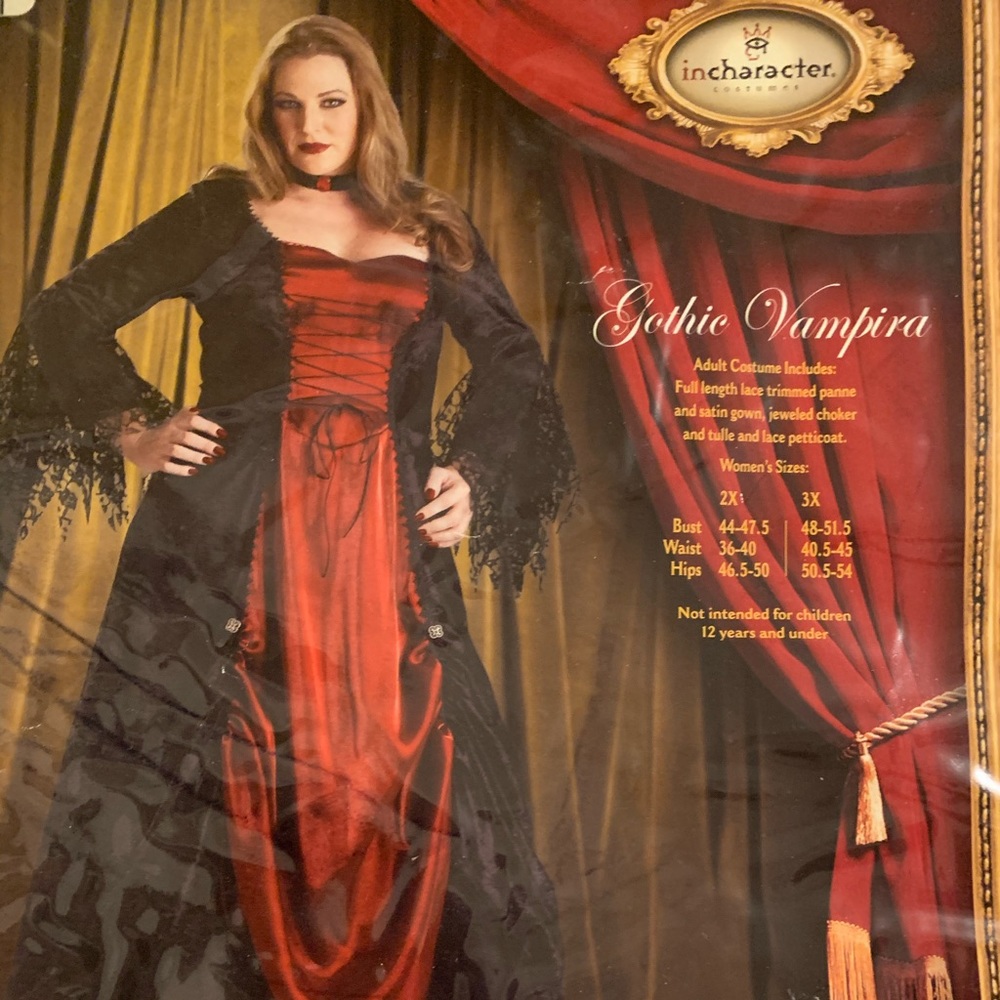 Gothic Vampira  Halloween Costume